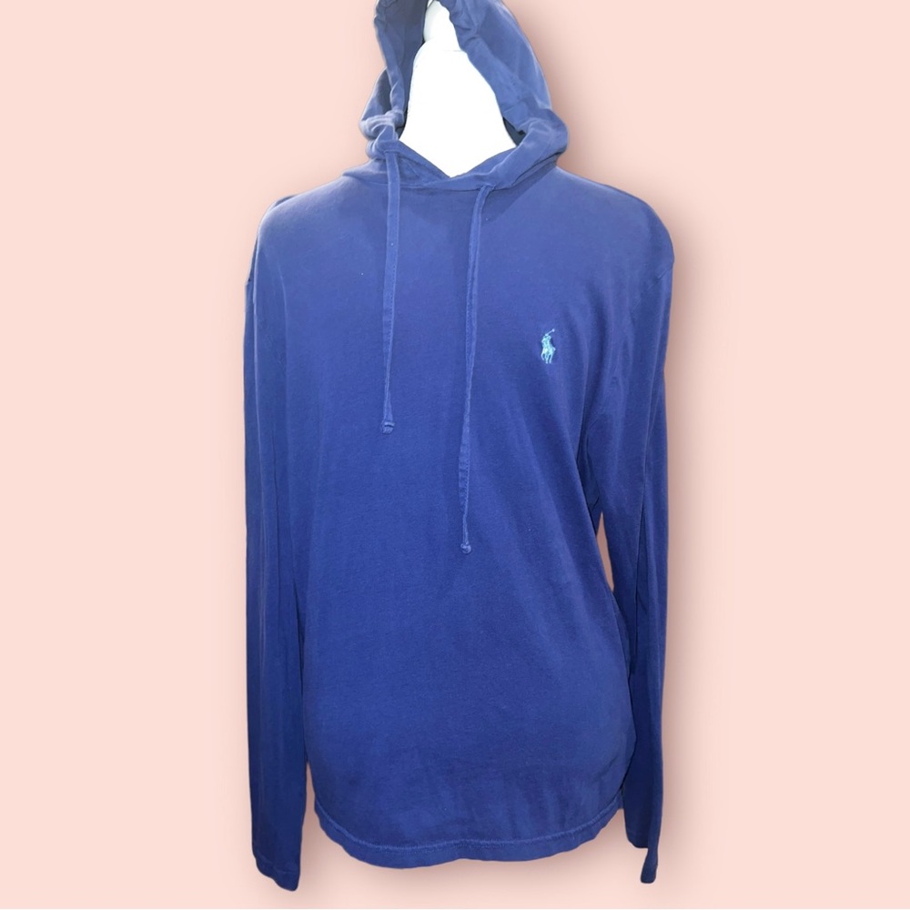 Polo by Ralph Lauren (Small) Blue Lightweight Hoodie